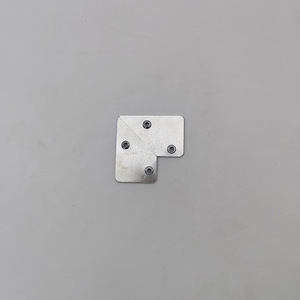 Supports d'angle en aluminium 63x38,5 mm, accessoires de quincaillerie durables pour portes, fenêtres et meubles - Product Image 3