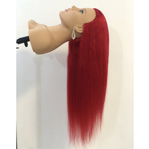 Longue poupée factice de mannequin d'épaule complète avec des cheveux humains pour la formation de coiffage pratiquant des coiffures sur la tête de Mannequin d'épaule - Product Image 5