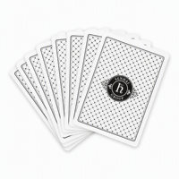 Cartes à jouer Guan Dan personnalisées haut de gamme pour entreprises, marque Senhai Group, papier cartonné 310 g/m² à âme violette, finition lin
