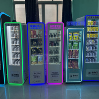 Máquinas Expendedoras de 5 Niveles para Snacks y Bebidas, Máquina Expendedora Personalizada de Cosméticos y Pestañas, Máquina Expendedora Automática de Productos de Belleza