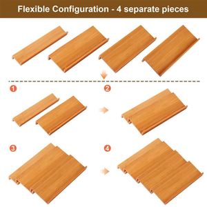 Étagère à épices en bambou à trois niveaux, de haute qualité, personnalisée, directement de l'usine - Product Image 2