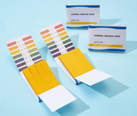 Papier indicateur universel, papier de test complet, papier de test de tournesol, 80 bandelettes, test de pH