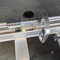 Scie à table horizontale à réglage automatique haut/bas MJ3200 avec moteur pour le travail du bois