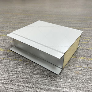 Paneles de sándwich plano para pared de techo, diseño aislado, <span class=keywords><strong>precio</strong></span> vip, exterior, prefabricado, 30mm, pu, aislamiento de ruido - Product Image 2