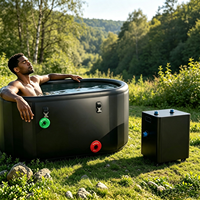 Baignoire gonflable robuste pour bain froid, durable, pour la maison, la salle de sport, la thérapie par le froid en extérieur