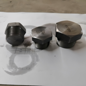 1/2 "<span class=keywords><strong>Hex</strong></span> đầu <span class=keywords><strong>Plug</strong></span>-<span class=keywords><strong>NPT</strong></span>-3000 # giả mạo phụ kiện đường ống <span class=keywords><strong>304</strong></span> thép không gỉ cắm - Product Image 3