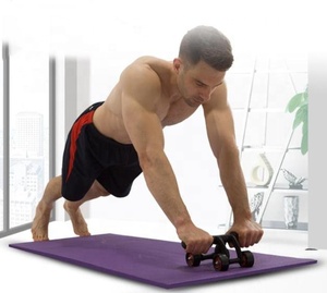 Hot Sale Home Gym Equipment Roller <strong>4</strong> Wheel Abdominal Wheel Roller Workout <strong>Exercise</strong> - Product Image 6