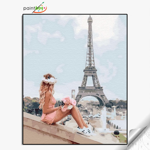 Paintboy 40*50 pittura di DIY dai <span class=keywords><strong>numeri</strong></span> Su Tela di Canapa <span class=keywords><strong>Con</strong></span> La Struttura della Torre Eiffel di disegno caldo <span class=keywords><strong>Per</strong></span> <span class=keywords><strong>Adulti</strong></span> <span class=keywords><strong>Per</strong></span> <span class=keywords><strong>I</strong></span> Kit - Product Image 1