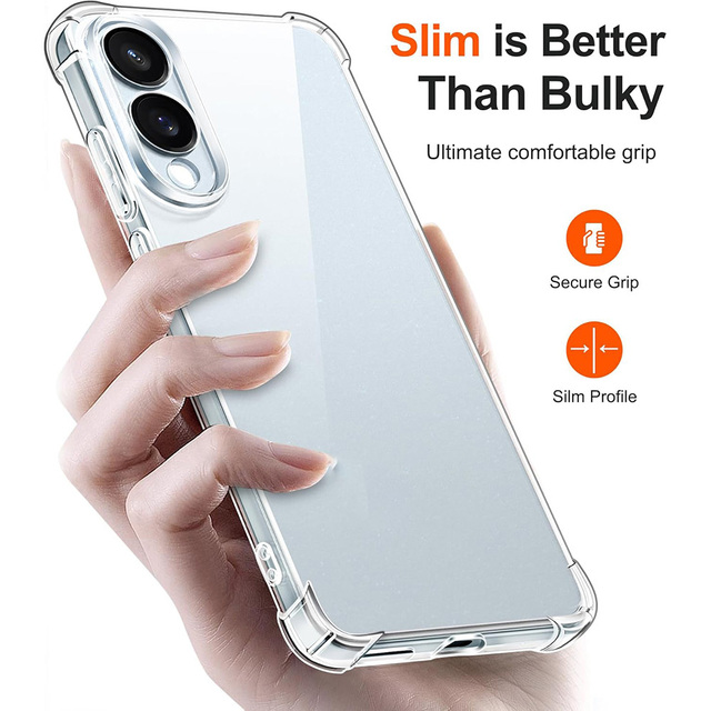 Shockproof TPU Silicone Soft Case for Samsung Galaxy S25 Edge Ultra Plus Ultra Thin Clear Back Cover S25ultra S25Edge S25+ Shell