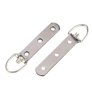 711 <b>Silver</b> Three Hole Large <b>Ring</b> Hanging Hook For <b>Cross</b> Stitch Plaque Traditional Chinese Painting Iron Material 3-5kg Load - Product Image 4