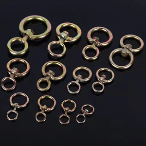 Anneaux de levage à rotation 360 degrés en métal pour palans à ressonance # 5 à # 14 Verrous manuels pour le transport logistique - Product Image 2