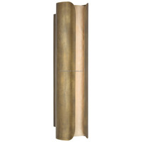 Applique murale linéaire longue Cano Lighting en albâtre, modèle Armise 29 pouces, finition étain, pour salle de bain, décoration intérieure, lampe murale LED de chevet en pierre