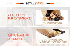 وصلات شعر أوروبية من LeShine بتقنية النانو كيراتين مزدوجة السحب ومتوافقة مع بصيلات الشعر الروسية - Product Image 4