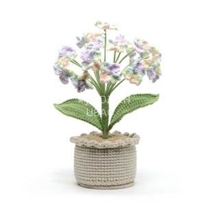 Đồ thủ công móc len gốm sứ nhiều màu sắc hình hoa chuông xinh đẹp tinh tế, có thể tùy chỉnh, nhận bán buôn - Product Image 1