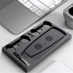 แท่นทำความเย็น PS5 พร้อมแท่นชาร์จคอนโทรลเลอร์ 3 พอร์ต USB พัดลมระบายความร้อนอเนกประสงค์สำหรับคอนโซล PS5 - Product Image 2