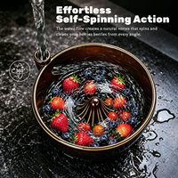 Bol de lavage de fruits en céramique avec trous de drainage, passoire à fruits, bol égouttoir pour la cuisine et le stockage de salades