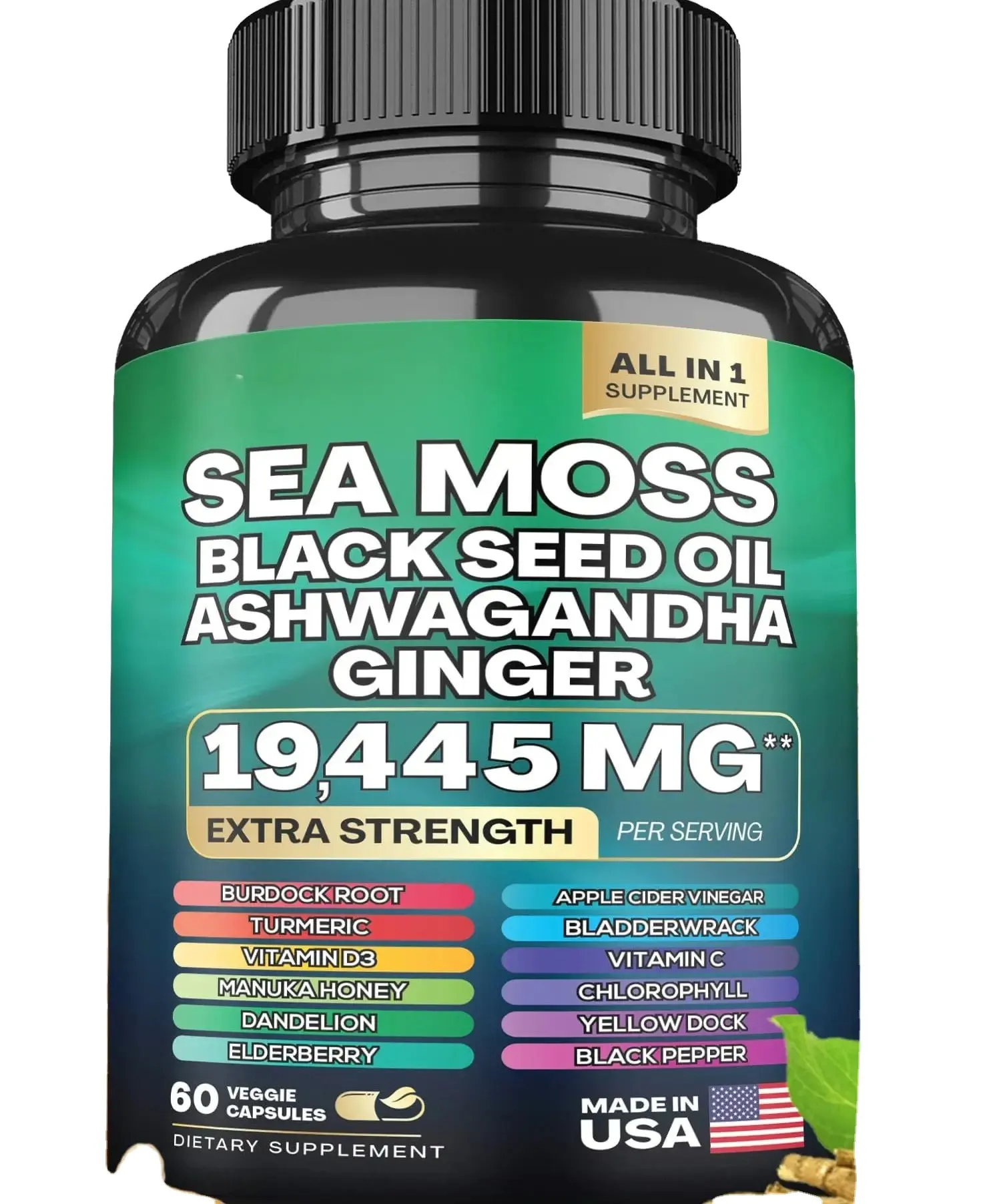 Supporting Thyroid Health Reduce Cholesterol Immune Anti-Fatigue Health Medical Body Supplements Seaweed capsules