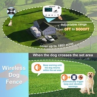 Chaleco Rastreador para Perros, Impermeable, Ajustable, para Exteriores, Reflectante, con GPS Inalámbrico, Arnés con Valla Virtual para Perros