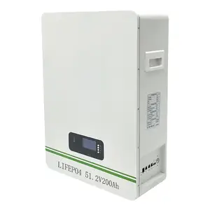 Batteria Lithuim a parete batteria 48v 200ah batteria solare 10KWh sistema solare 48v 200ah LiFepo4 batteria PowerWall