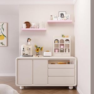 Ensemble de 3 étagères murales en bois naturel <span class=keywords><strong>rose</strong></span> en forme de U peint pour salle de bain et salon - Product Image 2