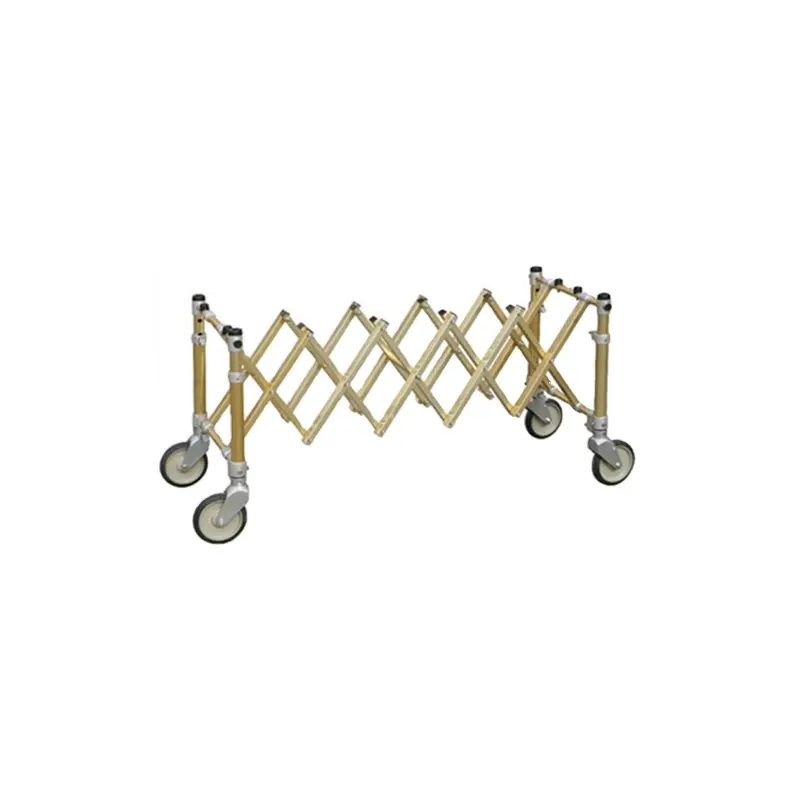 Folding Stainless Steel Coffin Trolley For Funeral Caskets