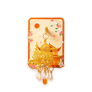 สติกเกอร์ติดตู้เย็นลายโคมไฟพระราชวัง  ที่คั่นหนังสือ  จี้  ซองหอม  ขนาด 15 ซม.  งานฝีมือ  กล่องของขวัญ  ของขวัญปีใหม่  งานเลี้ยงประจำปี  เปิดตัว  จีน  0-3 - Product Image 5