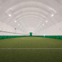 Dôme de sport gonflable sur mesure, hermétique, double couche en PVC, pour l'entraînement au football et au basketball