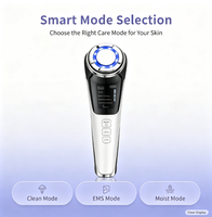 Masseur facial galvanique portatif, appareil de soin de la peau ionique portable, instrument de beauté à domicile, possibilité de personnaliser le logo
