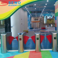 SEWO Auto Expandable Security Interior Entrance Gates for Office Gym Residential Pedestrian Access Control Management System