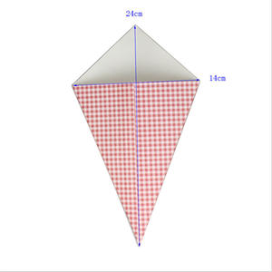 Ustom-cartón de papel cónico <span class=keywords><strong>para</strong></span> patatas, caja de palomitas de maíz de boda dulce horneado con logotipo - Product Image 2