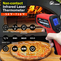 Termometer Laser Digital Inframerah Suhu Tinggi Plastik untuk Dapur Tanpa Kontak untuk Memanggang Rumah Tangga