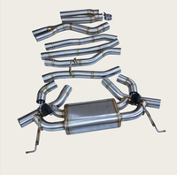 Système d'échappement Catback à prix de gros avec embouts quadruples et silencieux Valvetronic pour BMW X3 M40i 3.0T