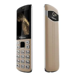 Wholesale cheap slim unlocked mobile phones keypad GSM metal body feature phone from China