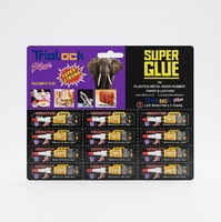 Achat en gros de colle instantanée super forte en blister, adhésif liquide transparent multi-usages pour le collage du cuir et de la céramique