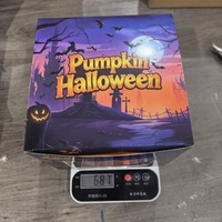 Jouet anti-stress géant en forme de citrouille pour Halloween, en PVC, rempli de farine, rebondissant, à presser, gadget sensoriel pour garçons et filles, petit modèle