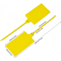 Attaches-câbles RFID UHF 860-960 MHz pour usine, mini-étiquettes RFID en plastique, attaches-câbles pour le suivi des plantes, la logistique, étiquettes étanches
