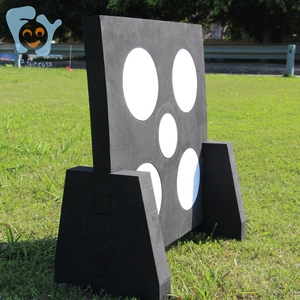 75Cm X 75Cm X 6Cm Lớn Đen/Trắng 5 Điểm Mục Tiêu Bọt Bắn Cung EVA - Product Image 5