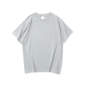 Qingzhihuo T-Shirt da uomo in bianco 100% cotone di alta qualità maglietta oversize pesante stampa maglietta personalizzata maglietta personalizzata