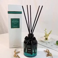 150ml bleu dégradé verre bouteille roseau diffuseur personnalisé aromathérapie huile essentielle parfum luxe parfum conteneur de parfum avec des bâtons