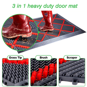 EVA Strong Dust Removal Anti-slip <b>Block</b> Floor Mat Floor Mat for Hotel Outdoor Entrance 105*150cm - Product Image 4