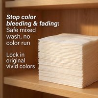 Feuilles anti-décoloration en tissu non tissé 28x11cm – Film de protection écologique pour vêtements et linge