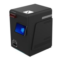 Machine de paiement automatique en libre-service avec distributeur de monnaie, en acier inoxydable, design sur pied, capacité de 1000 billets pour le commerce de détail