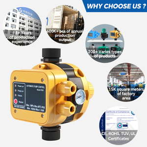 Pompa air otomatis elektronik cerdas sakelar pengendali tekanan IP65 220-240V 10 batang produsen menyesuaikan grosir - Product Image 4
