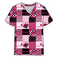 T-shirt décontracté pour homme à manches courtes, col en V, coupe régulière, respirant, imprimé numérique à texture de bambou, vente en gros été 2025
