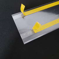 Étiquette de prix en plastique adhésif bandes de données étagère porte-étiquette supermarché étagère porte-prix étagère bord bandes