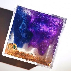 Slime Cube Nuage Populaire 2019 – Jouets DIY Galaxie Colorée pour Laboratoire – Slime Carré Cristallin - Product Image 2