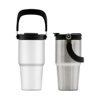 Gobelets isothermes personnalisés avec logo, double paroi sous vide, 20 oz, pour café, vin, bière, en acier inoxydable