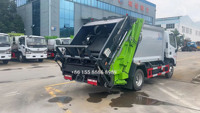 Camion à ordures à transmission manuelle avec moteur diesel léger 4x2 à service personnalisé