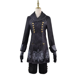 Costume de cosplay NieR <span class=keywords><strong>YoRHa</strong></span> No.2 Type B, robe noire d'<span class=keywords><strong>anime</strong></span>, tenue de jeu à prix abordable pour Halloween - Product Image 5