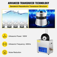 Nettoyeur à ultrasons pour disques vinyles 6L 40 kHz avec commande par bouton, pour 8 disques, disponible depuis nos entrepôts en République tchèque, Pologne et Allemagne
